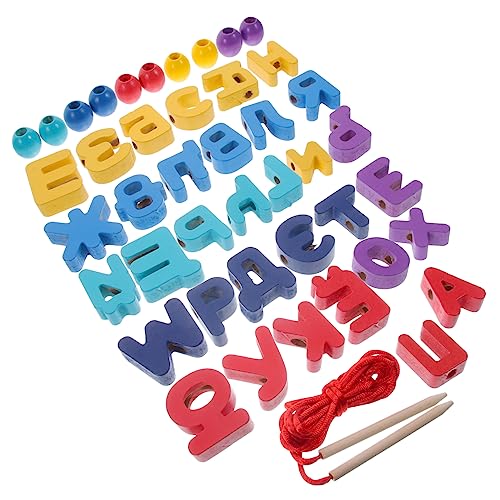 Supvox 1 Satz Russische Alphabetbausteine Blockpuzzle Buchstabenrätsel Alphabetspielzeug Alphabet-Matching-rätsel Zur Alphabeterkennung Puzzle Mit Russischen Blöcken Holz von Supvox