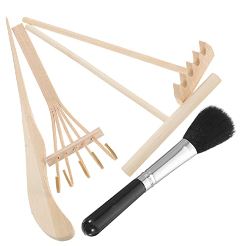 Supvox 1 Satz Sandmalwerkzeugset Sandkunst Sandkasten Kleiner Rechen Für Mini-rechen Sandmalrechen Rechen Für Sandtische Sandwerkzeuge Manueller Sandrechen Kleine Sandrechen Bambus von Supvox