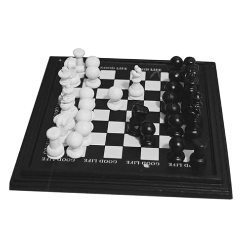 Supvox 1 Satz Satz Miniatur-Schachbrettmodell Magnet Schachbrett Dame-Brettspiel für Mini-Schachbrett Legierung Supvox 1 Satz Satz Miniatur-Schachbrettmodell Magnet Schachbrett Dame-Brettspiel für Mini-Schachbrett Legierung von Supvox