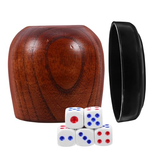 Supvox 1 Satz Satz Würfelbecher-Set Code Brettspiele Würfeltablett Würfelspiel Würfelbrettspiel Würfel Shaker Halter Spiel Würfelbecher Party Würfelbecher Plastik Brown Supvox 1 Satz Satz Würfelbecher-Set Code Brettspiele Würfeltablett Würfelspiel Würfelbrettspiel Würfel Shaker Halter Spiel Würfelbecher Party Würfelbecher Plastik Brown von Supvox