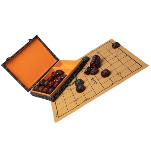 Supvox 1 Satz Schachanzug chinesisches Schach Massive Holzschachbretter Schachbrett für Erwachsene Schachset für Erwachsene Schachspiel Schach Dame chinesisches brettspiel Massivholz Supvox 1 Satz Schachanzug chinesisches Schach Massive Holzschachbretter Schachbrett für Erwachsene Schachset für Erwachsene Schachspiel Schach Dame chinesisches brettspiel Massivholz von Supvox