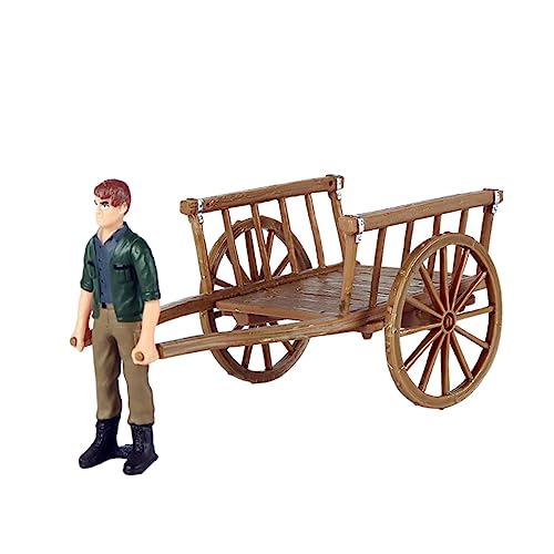 Supvox 1 Satz Simulationsszenenmodell für kindergeschenke Educational Toys Rollenspiel fogelschreker Bauernhof Puppenhaus Requisiten Landarbeiterfiguren Plastik von Supvox