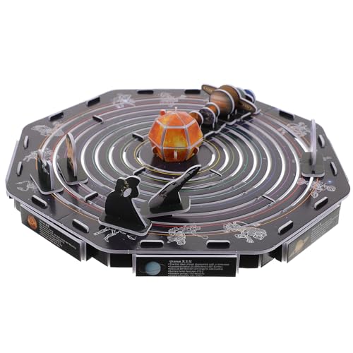 Supvox 1 Satz Solar System Puzzle für Pädagogisches DIY Puzzle Sicheres Papiermaterial Fördert Räumliche Vorstellungskraft und Hand Augen Koordination für Jungen und Mädchen Ab Jahren von Supvox