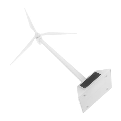 Supvox 1 Satz Solarbetriebene Windmühle Modellspielzeug aus Kunststoff Weißes Desktop Dekorationsornament für Zuhause oder Büro Einfach zu Montieren und Rotierend Sonnenlicht Supvox 1 Satz Solarbetriebene Windmühle Modellspielzeug aus Kunststoff Weißes Desktop Dekorationsornament für Zuhause oder Büro Einfach zu Montieren und Rotierend Sonnenlicht von Supvox