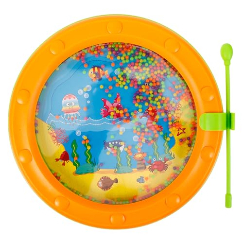 Supvox 1 Satz Surftrommel winken mit Trommeln Wave-Bead-Drum-Instrument Trommelinstrument für Musikinstrumente Meeresgeräusche, Trommeln Plastik Orange Supvox 1 Satz Surftrommel winken mit Trommeln Wave-Bead-Drum-Instrument Trommelinstrument für Musikinstrumente Meeresgeräusche, Trommeln Plastik Orange von Supvox