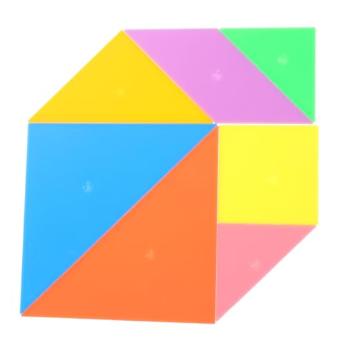 Supvox 1 Satz Tangram- DIY zubehör Kinderspiele Kinderspielzeug Bunte Puzzles Puzzle-Requisiten Puzzle- für Mini-Rätsel für Basteln Sie Puzzles Plastik Supvox 1 Satz Tangram- DIY zubehör Kinderspiele Kinderspielzeug Bunte Puzzles Puzzle-Requisiten Puzzle- für Mini-Rätsel für Basteln Sie Puzzles Plastik von Supvox