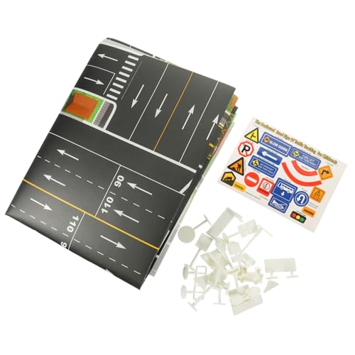 Supvox 1 Satz Verkehrsregeln Game Matte Modellspielzeug-Verkehrszeichen Verkehrsspielzeug Verkehrszeichen- Miniatur-Verkehrsbarrikadenschild Straßenschild Stoff Supvox 1 Satz Verkehrsregeln Game Matte Modellspielzeug-Verkehrszeichen Verkehrsspielzeug Verkehrszeichen- Miniatur-Verkehrsbarrikadenschild Straßenschild Stoff von Supvox