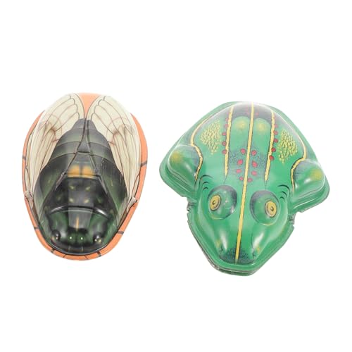 Supvox 1 Satz Vintage Blechspielzeug Miniatur Zikaden und Froschspielzeug Nostalgisches Retro für Dekoration Teiliges aus Blechspielzeug für Besondere Anlässe Supvox 1 Satz Vintage Blechspielzeug Miniatur Zikaden und Froschspielzeug Nostalgisches Retro für Dekoration Teiliges aus Blechspielzeug für Besondere Anlässe von Supvox
