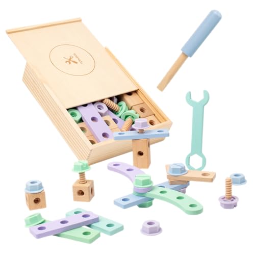 Supvox 1 Satz Werkzeugkasten für Montage Bauspielzeug für Kleinkinder Bauen zum Bauen für Kleinkinder Bauspielzeug aus Holz Kinderspielzeug hölzern Supvox 1 Satz Werkzeugkasten für Montage Bauspielzeug für Kleinkinder Bauen zum Bauen für Kleinkinder Bauspielzeug aus Holz Kinderspielzeug hölzern von Supvox