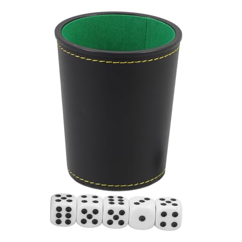 Supvox 1 Satz Würfel Gesetzt Center Würfelspiel Container Würfelbecher Groß Zittern Spiel-Requisiten Halter Für Spielwürfel Würfel Zubehör Ktv Spielpokal Pu、abs Black Supvox 1 Satz Würfel Gesetzt Center Würfelspiel Container Würfelbecher Groß Zittern Spiel-Requisiten Halter Für Spielwürfel Würfel Zubehör Ktv Spielpokal Pu、abs Black von Supvox