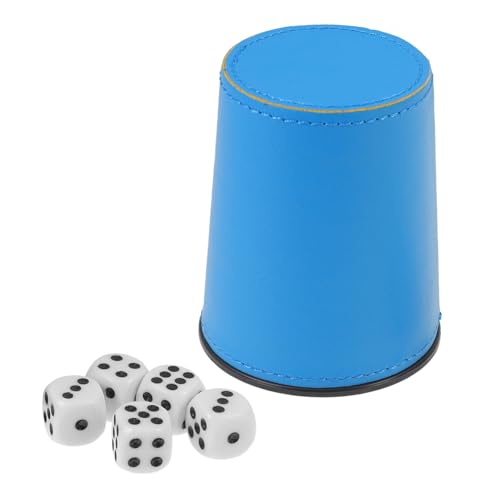 Supvox 1 Satz Würfel Gesetzt Würfelschüttler Würfelspiele Leiser Schüttelbecher Würfeltablett Würfelbecher Würfelstapelbecher Würfel Zubehör Spiel-Requisiten Blue Pu、abs Supvox 1 Satz Würfel Gesetzt Würfelschüttler Würfelspiele Leiser Schüttelbecher Würfeltablett Würfelbecher Würfelstapelbecher Würfel Zubehör Spiel-Requisiten Blue Pu、abs von Supvox