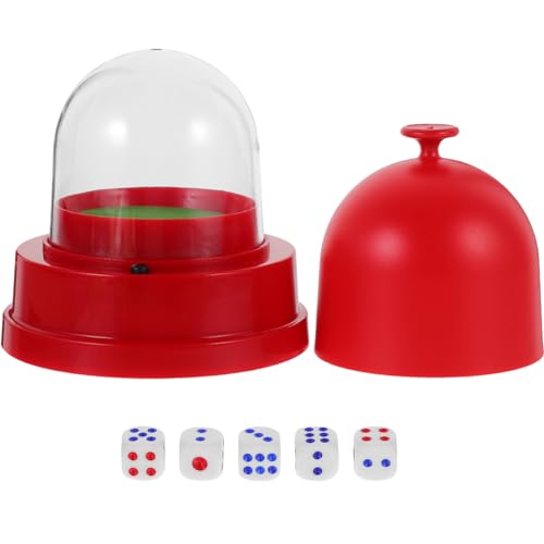 Supvox 1 Satz Würfel für die Party Aber Spiel elektronischer Würfelroller Würfel mit Becher bunt Tischwürfelhalter Automatischer Würfelhalter Elektronisches Bauteil rot Supvox 1 Satz Würfel für die Party Aber Spiel elektronischer Würfelroller Würfel mit Becher bunt Tischwürfelhalter Automatischer Würfelhalter Elektronisches Bauteil rot von Supvox