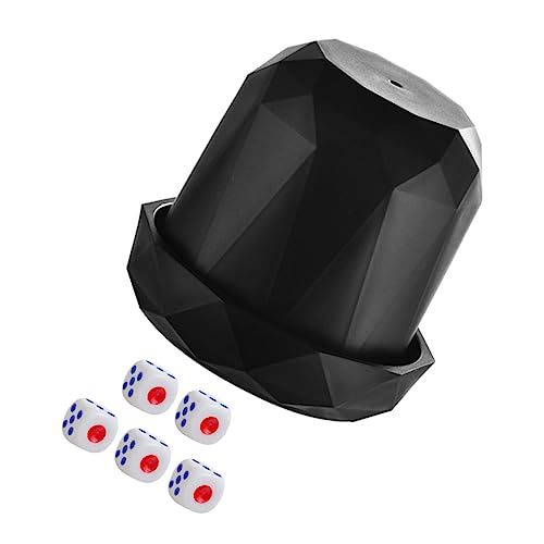 Supvox 1 Satz Würfelspiel Requisitenspielzeug Würfelspielzeug Für Party Party- - Schickes Würfelspielzeug Leises Becherwürfelspielzeug Ktv Brettspiel Abs Black Supvox 1 Satz Würfelspiel Requisitenspielzeug Würfelspielzeug Für Party Party- - Schickes Würfelspielzeug Leises Becherwürfelspielzeug Ktv Brettspiel Abs Black von Supvox