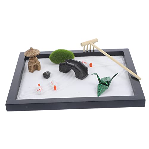 Supvox 1 Satz Zen Garten für Schreibtisch Japanische Meditation Sandbox Deko Rechen und Natursteinen Zubehör für Kreative Gestaltung im Büro und Wohnzimmer Zufällige Farbe Supvox 1 Satz Zen Garten für Schreibtisch Japanische Meditation Sandbox Deko Rechen und Natursteinen Zubehör für Kreative Gestaltung im Büro und Wohnzimmer Zufällige Farbe von Supvox