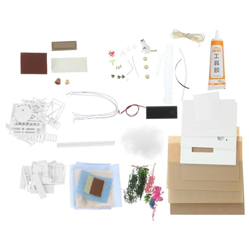 Supvox 1 Satz für Kinderpuppenhäuser Bausatz Erwachsene Mini DIY - Mädchen DIY Puzzle-Rahmen-Kit für Mädchen hölzern Supvox 1 Satz für Kinderpuppenhäuser Bausatz Erwachsene Mini DIY - Mädchen DIY Puzzle-Rahmen-Kit für Mädchen hölzern von Supvox