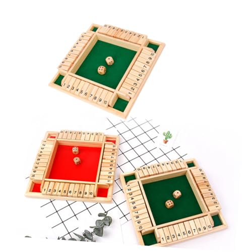Supvox 1 Satz für Wein Schachbrett Spielbrett für Party Tischspielbrett Requisiten Trinken Party-Spielbrett Hölzern Green Supvox 1 Satz für Wein Schachbrett Spielbrett für Party Tischspielbrett Requisiten Trinken Party-Spielbrett Hölzern Green von Supvox