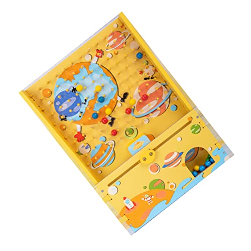 Supvox 1 Satz lustiges Spiel pädagogisches Holzfänger für schnelles Hingucker-Spiel Catcher-Spielautomat Bildungsspielzeug Intelligenzspiel hölzern Gelb von Supvox