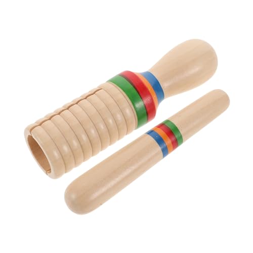 Supvox 1 Satz mit einem Lautsprecher Musikinstrument aus Holz pädagogisches musikalisches Percussion-Instrument mit einem eingängigen Ring Bambus Beige Supvox 1 Satz mit einem Lautsprecher Musikinstrument aus Holz pädagogisches musikalisches Percussion-Instrument mit einem eingängigen Ring Bambus Beige von Supvox