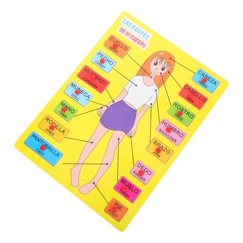 Supvox 1 Satz passendes Kleinkinder Körper lehrreich Rätsel Vorschule Lehrmittel Lernspielzeug Kindererkennungsspielzeug Schulpädagogisches Werkzeug Puzzle Holz Supvox 1 Satz passendes Kleinkinder Körper lehrreich Rätsel Vorschule Lehrmittel Lernspielzeug Kindererkennungsspielzeug Schulpädagogisches Werkzeug Puzzle Holz von Supvox