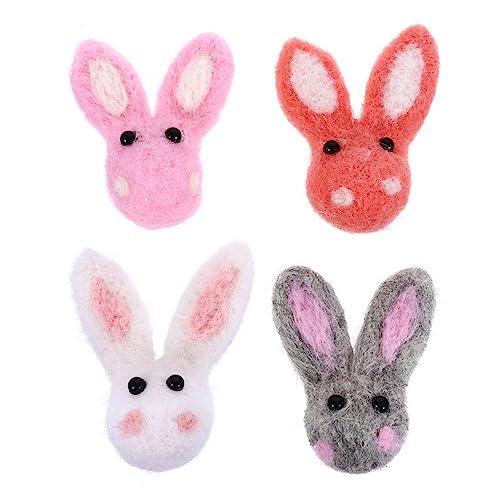 Supvox 1 Set 4 Stück Kaninchen Handgefertigte Accessoires Ornament Für Hasen Filzkaninchen DIY Zubehör Ohren Niedliche Dekorationen Hase Die Party Filzkaninchen Wollfilz Supvox 1 Set 4 Stück Kaninchen Handgefertigte Accessoires Ornament Für Hasen Filzkaninchen DIY Zubehör Ohren Niedliche Dekorationen Hase Die Party Filzkaninchen Wollfilz von Supvox