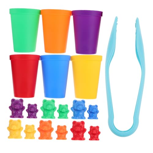 Supvox 1 Set Count Bear Toys Frühpädagogisches Kinderspielzeug Pädagogisches Gehirn Entwickelt Lernspielzeug Mathematik Trainingsspielzeug Kunststoff Bunt Supvox 1 Set Count Bear Toys Frühpädagogisches Kinderspielzeug Pädagogisches Gehirn Entwickelt Lernspielzeug Mathematik Trainingsspielzeug Kunststoff Bunt von Supvox