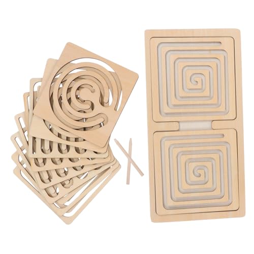 Supvox 1 Set Denkspiel Puzzles Puzzlespiele Gehirnpuzzle Erkenntnisspielzeug Puzzlespielzeug Denksportaufgaben Gehirnspielzeug Kleinkind Feinmotorikspielzeug Gehirn von Supvox