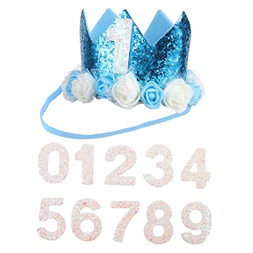 Supvox Entzückendes Geburtstagshut-set Für Mädchen Geburtstag Blumenkrone Foto-requisiten Partyhut Für Jungen Und Mädchen Erwachsene von Supvox
