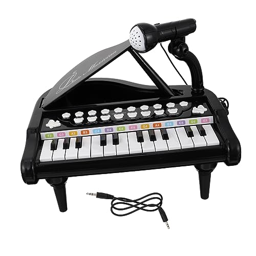 Supvox 1 Set Elektronische Orgel Tastatur Klavier Instrumental Instrumental Kunststoff Elektronische Orgel Musikalisches Abs Schwarz von Supvox
