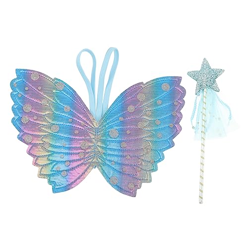 Supvox 1 Set Feenstab Halloween Feenflügel Feenstäbe Geburtstagsfeenstab Handstab Mädchen Feenflügel Kostümzubehör Mädchen Partygeschenke Stoff Blau Supvox 1 Set Feenstab Halloween Feenflügel Feenstäbe Geburtstagsfeenstab Handstab Mädchen Feenflügel Kostümzubehör Mädchen Partygeschenke Stoff Blau von Supvox