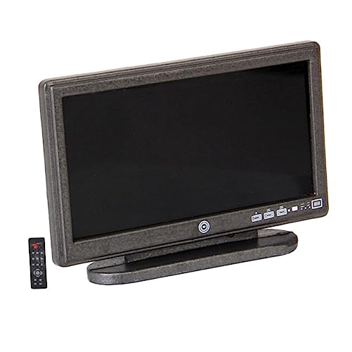 Supvox 1 Set Flachbildfernseher Modell Für Mini Puppenhaus Dekoration Requisite Puppenhaus Recorder Simuliertes Fernsehmodell Puppenhaus Fernseher Kleines Fernsehmodell von Supvox