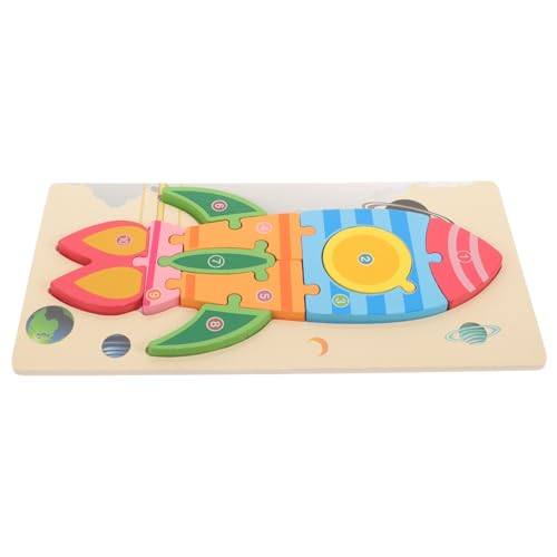 Supvox 1 Set Frühen Lernen Jigsaw Puzzle Für Pädagogisches Frühen Lernen Pädagogisches Holz von Supvox