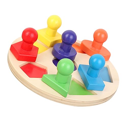 Supvox 1 Set Geometrische Holzspielzeug Formenpuzzles Für Kleinkinder 1–3 Lernformenpuzzle Farbspielzeug Formenpuzzle Lernspielzeug Für Stapelspielzeug Für Säuglinge Supvox 1 Set Geometrische Holzspielzeug Formenpuzzles Für Kleinkinder 1–3 Lernformenpuzzle Farbspielzeug Formenpuzzle Lernspielzeug Für Stapelspielzeug Für Säuglinge von Supvox