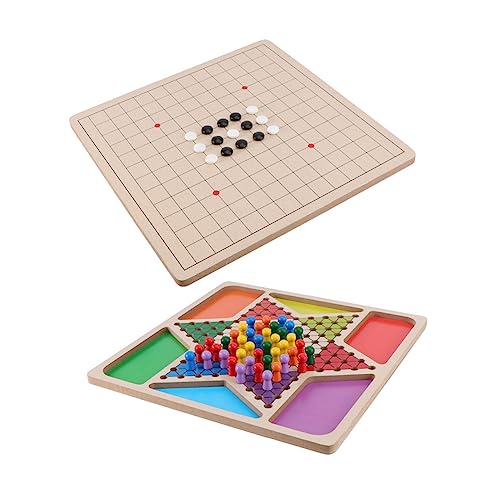 Supvox 1 Set Gobang Spiel Versorgung Gobang Dame Versorgung Dame Dame Versorgung Holz von Supvox