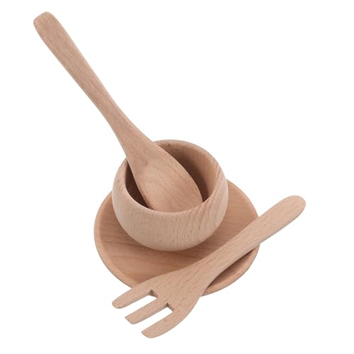 Supvox 1 Set Holz Kinderküchen Spielset Zubehör Rollenspiel Kochspielzeug Set Mit Realistischen Holzgabeln Utensilien Tellern Und Geschirr Montessori Küchenspielzeug Für Kleinkinder Supvox 1 Set Holz Kinderküchen Spielset Zubehör Rollenspiel Kochspielzeug Set Mit Realistischen Holzgabeln Utensilien Tellern Und Geschirr Montessori Küchenspielzeug Für Kleinkinder von Supvox