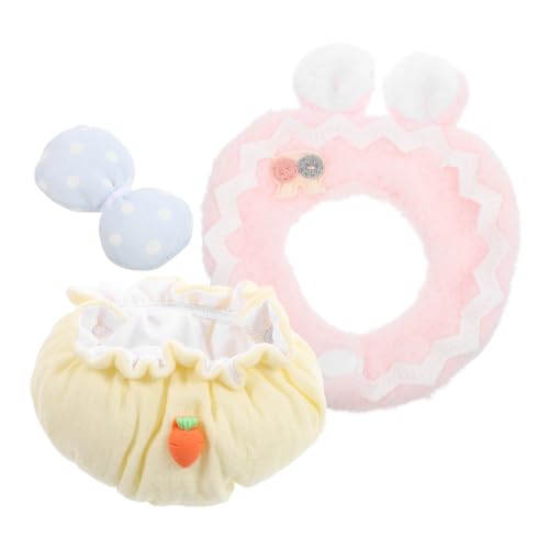 Supvox 1 Set Kleidungsset Weiche Kuscheltiere Lätzchen Produkte Kleidung Outfits Entzückendes T Shirt Ausgestopfter Bär Kleidung Puppenkostüm Bunte Baumwolle von Supvox