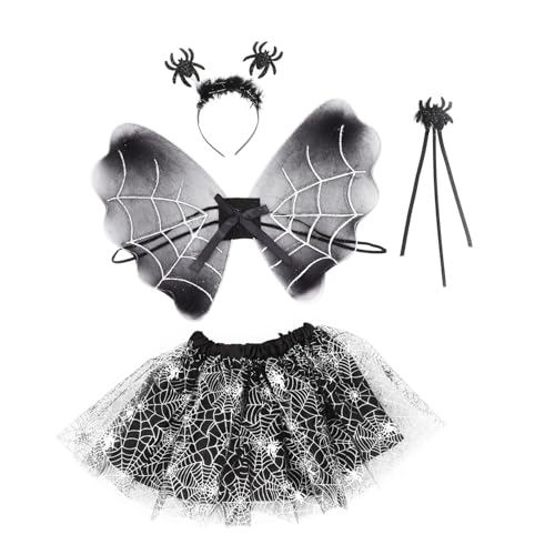 Supvox 1 Set Kostümflügel Kostüme Spinnenflügel Halloween Kleinkind Mädchen Schöner Rock Kinderkostüm Kleid Haarband Kostüm Requisiten Cosplay Stirnband Kostümrock Kinderrock Stoff Supvox 1 Set Kostümflügel Kostüme Spinnenflügel Halloween Kleinkind Mädchen Schöner Rock Kinderkostüm Kleid Haarband Kostüm Requisiten Cosplay Stirnband Kostümrock Kinderrock Stoff von Supvox