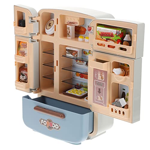 Supvox 1 Set Küchen Simulationskühlschrank Mini Spielzeugkühlschrank Spiel Tiny Food Tiny House Geräte Tiny House Zubehör Tiny Stuff Puppenkram Tiny House Möbel Kunststoff von Supvox