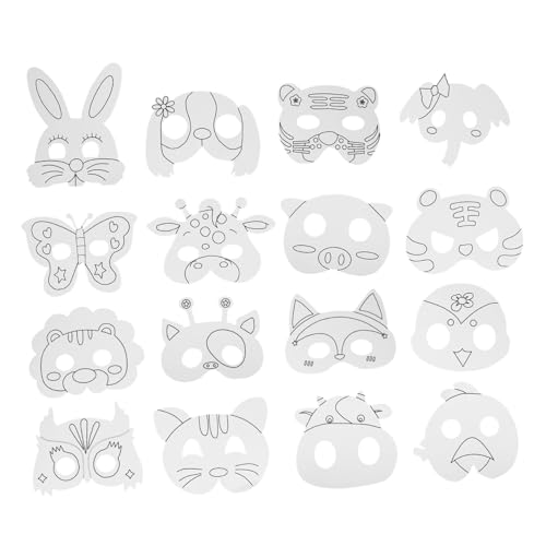 Supvox 1 Set Malmaske Für Tier DIY Cartoon Kindermasken Kaninchen Leermasken Zum Dekorieren Fuchs Und Katzen Kits Pelziges Halloween Süßer Kuhschwanz Maskerade Zubehör Für Supvox 1 Set Malmaske Für Tier DIY Cartoon Kindermasken Kaninchen Leermasken Zum Dekorieren Fuchs Und Katzen Kits Pelziges Halloween Süßer Kuhschwanz Maskerade Zubehör Für von Supvox