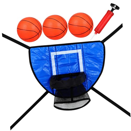 Supvox 1 Set Mini Trampolin Basketballkorb Trampolin Zubehör Basketballkorb Basketball Zubehör Trampolin Anhänge Für Trampolin Mini Basketballspiel PVC von Supvox