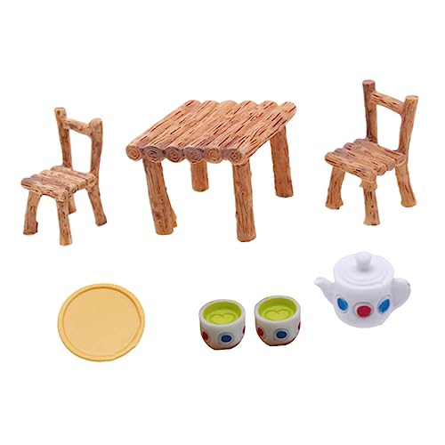 Supvox 1 Set Miniatur Teeservice Puppenmöbel Teegeschirr Basteln Miniaturmöbel Miniatur Kaffeetasse Puppenhaus Schmücken DIY Mini Teegeschirr Miniatur Stuhl Tisch Supvox 1 Set Miniatur Teeservice Puppenmöbel Teegeschirr Basteln Miniaturmöbel Miniatur Kaffeetasse Puppenhaus Schmücken DIY Mini Teegeschirr Miniatur Stuhl Tisch von Supvox