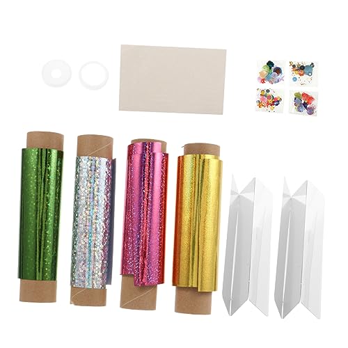 Supvox 1 Set Mit 4 Kaleidoskop Materialpaketen Kinderspielzeug Kaleidoskop Zubehör Kaleidoskop Bastelbedarf Handgefertigtes Kinderspielzeug Kaleidoskop DIY Bastelset von Supvox