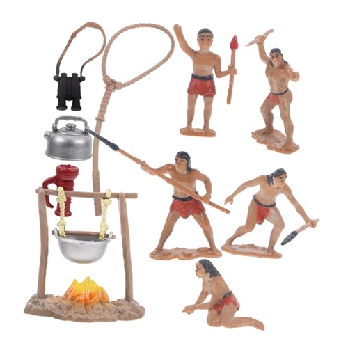 Supvox 1 Set Primitiver Bonsai Primitive Menschen Mini Primitive Männer Fake Camping Zubehör Puppenhaus Primitiver Menschlicher Bonsai Primitive Männer Bonsai von Supvox