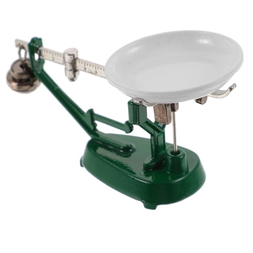 Supvox 1 Set Puppenhaus Mechanische Waage Zubehör Kinderspielzeug Retro Mini Waagschale Form Mini Ornament Dekorative Waagschale Dekorative Mini Waagschale Metall von Supvox