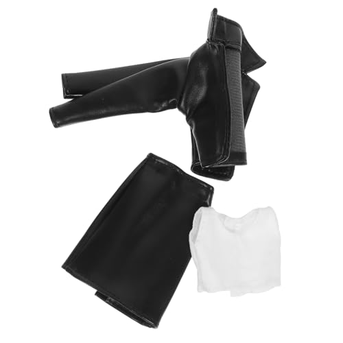 Supvox 1 Set Puppenkleidung Puppenanziehkleidung Puppenzubehör Puppen Make Up Accessoires Puppenbekleidung Accessoires Puppenrock Und Shirt Schwarz Kunstleder Supvox 1 Set Puppenkleidung Puppenanziehkleidung Puppenzubehör Puppen Make Up Accessoires Puppenbekleidung Accessoires Puppenrock Und Shirt Schwarz Kunstleder von Supvox