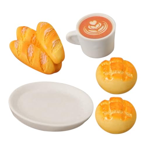 Supvox 1 Set Realistische Miniatur-Lebensmittel Für Das Puppenhaus, Kunstbrot-kaffeetasse Für Miniatur-küchendekoration Und Rollenspiel-bäckerei Supvox 1 Set Realistische Miniatur-Lebensmittel Für Das Puppenhaus, Kunstbrot-kaffeetasse Für Miniatur-küchendekoration Und Rollenspiel-bäckerei von Supvox