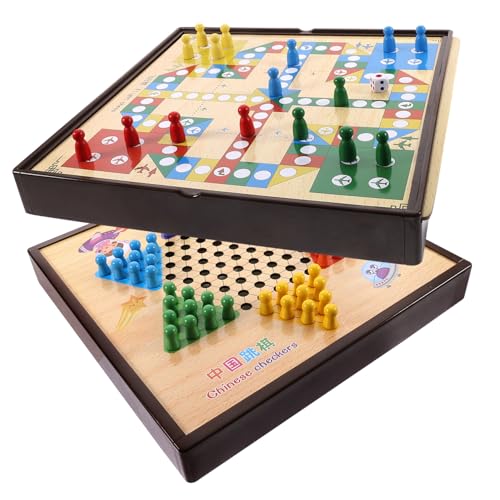 Supvox 1 Set Schachbrettspielzeug Tischplatte Tischplatte Kleines Tischschachspielzeug Kognitives Praktisches Schachspielzeug Schachspielbrett Partyschachspielzeug Fliegendes von Supvox