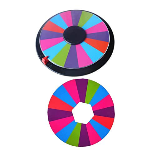 Supvox 1 Set Spiel Drehteller Roulette Räder Partyzubehör Drehendes Großes Rad Preisrad Trink Unterhaltungs Drehteller Party Spiel Requisite Farbe Karneval Trink Drehteller Aus von Supvox