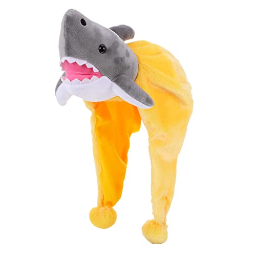Supvox 1 Stück Adorable Shark Hat für Erwachsene Lustige Kopfbedeckung für Karneval Fotografie Cosplay Partys und Musikfestivals Accessoire für Jede Feierlichkeit von Supvox