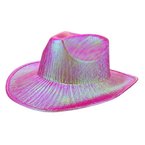 Supvox 1 Stück Cowboy-Hut süßer Cowboyhut Jugend funkelnder Cowboyhut Cowboyhüte für Cowboyhut für Cowgirlhüte Frauen Hut im Westernstil eva Composite bunter Cowboyhut Rosig von Supvox