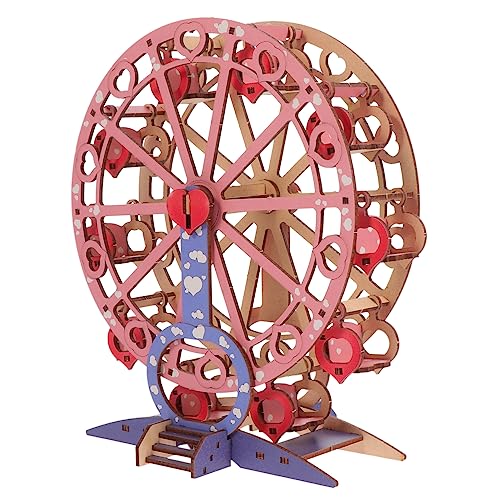 Supvox 1 Stück Ferris Wheel Wooden Jigsaw Puzzle für Kognitives DIY Modell Bildungsspielzeug aus Hochwertigem Holz zum Lernen Supvox 1 Stück Ferris Wheel Wooden Jigsaw Puzzle für Kognitives DIY Modell Bildungsspielzeug aus Hochwertigem Holz zum Lernen von Supvox